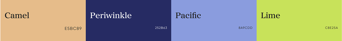 Pawsync's original color palette before the redesign - labeled 'Before'.
