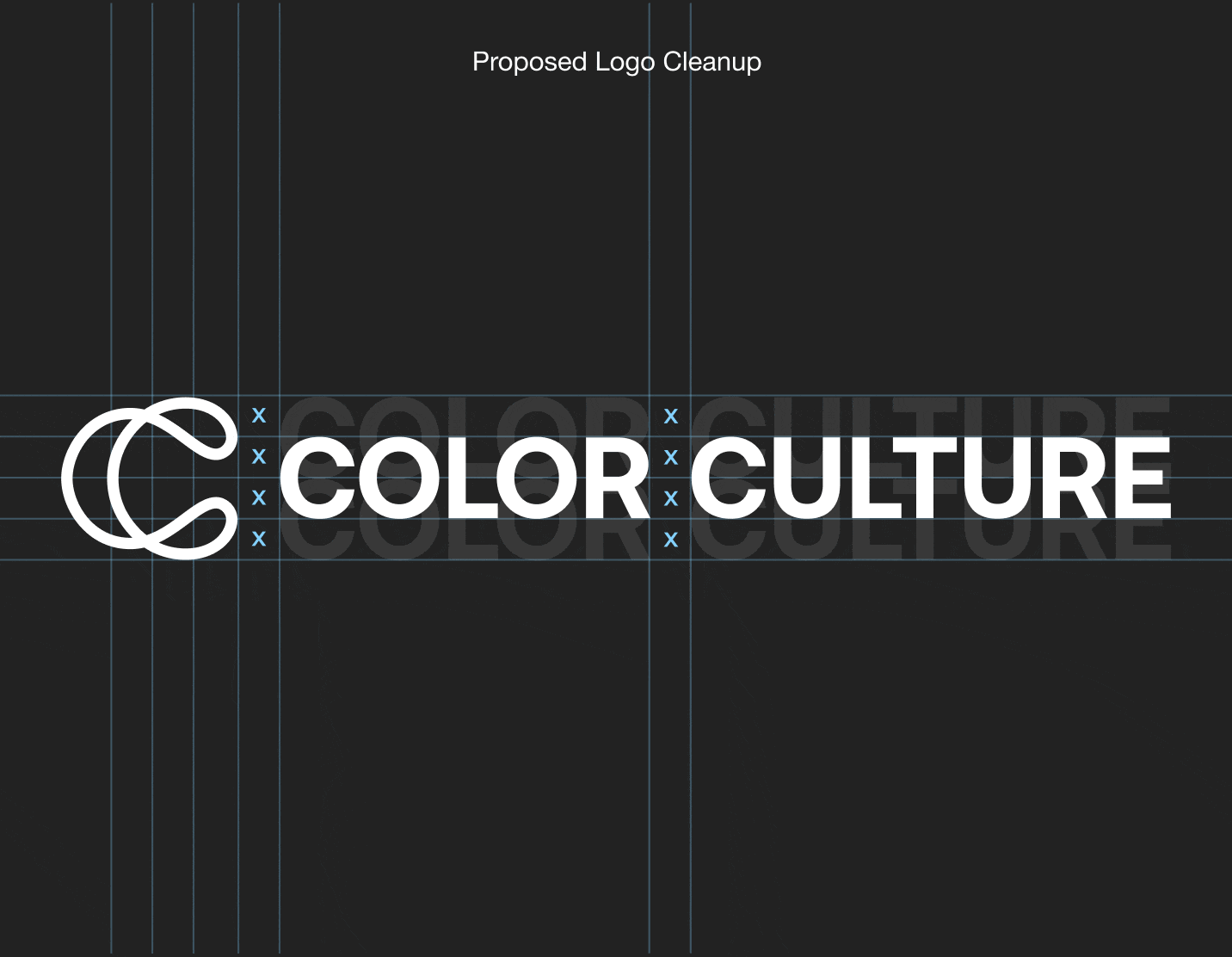 Animation of design process showing Color Culture's grid before and after the redesign.