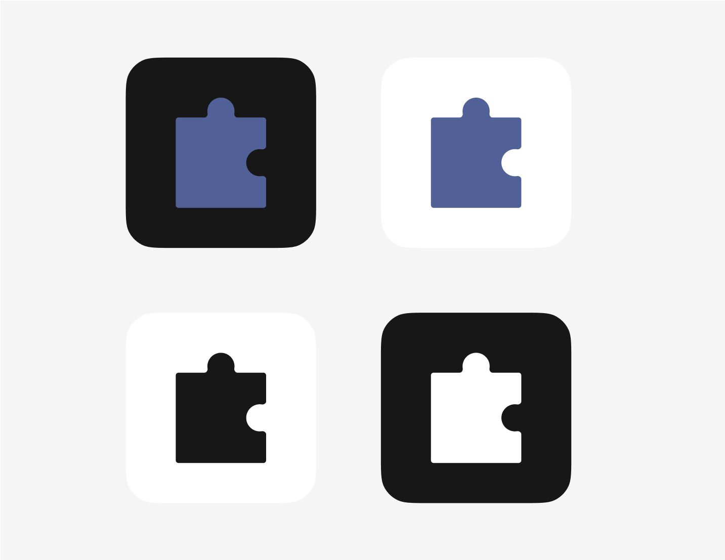 Logo variations grid for AutoPhil